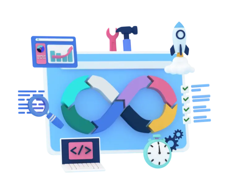 a graphic showing the technical seo service
